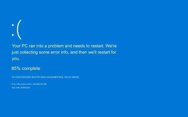 Blue Screen of Death