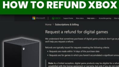 Request a Refund for Digital Xbox series
