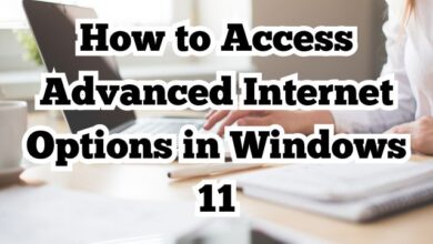 Advanced Internet Options