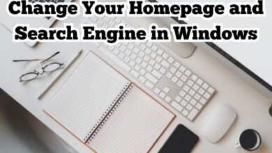 Homepage and Search Engine