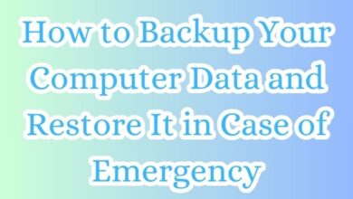Backup Your Computer Data