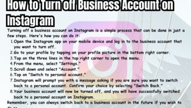 Business Account on Instagram