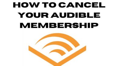 Cancel your Audible Membership