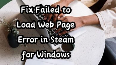 Failed to Load Web Page