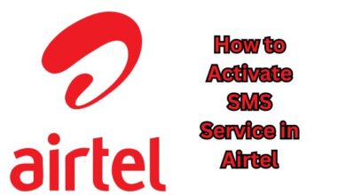 How to Activate SMS Service in Airtel