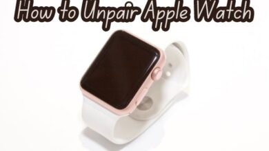 Unpair Apple Watch