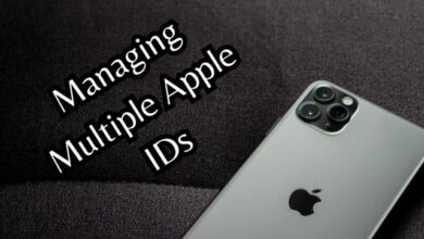 Managing Multiple Apple IDs