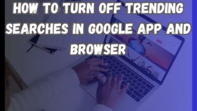Turn Off Trending Searches