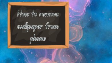remove wallpaper