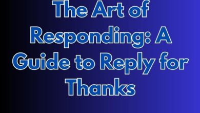 Reply for Thanks