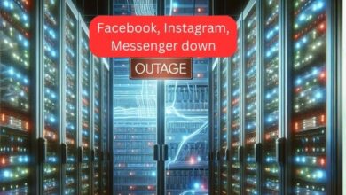 Facebook, Instagram, Messenger down
