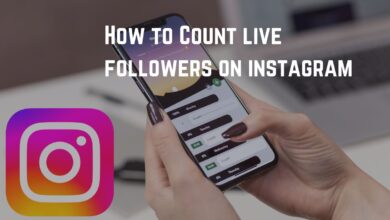 How to Count live followers on instagram