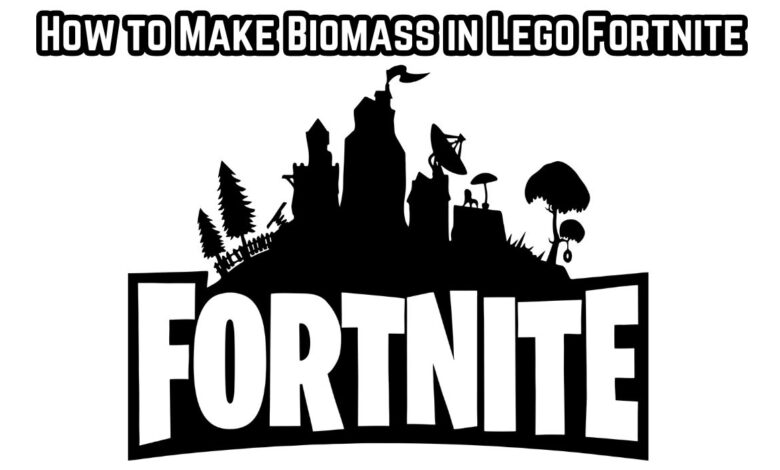 How to Make Biomass in Lego Fortnite