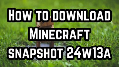 How to download Minecraft snapshot 24w13a
