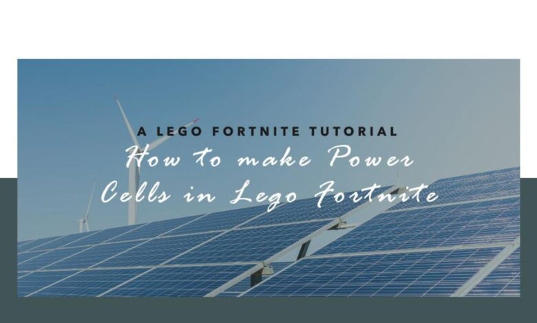 How to make Power Cells in Lego Fortnite