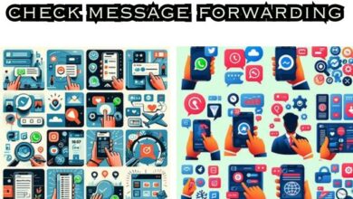 How to check message forwarding