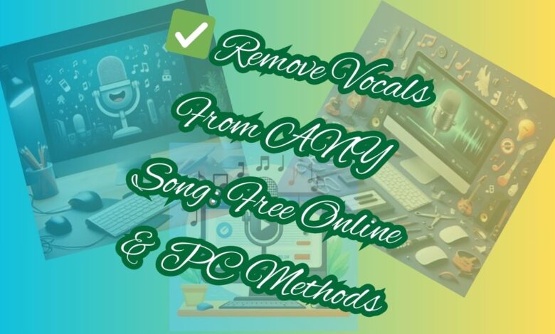 Remove Vocals From ANY Song