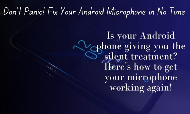 Microphone Not Working