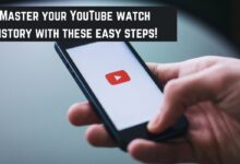 YouTube watch history