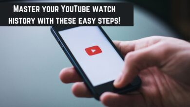 YouTube watch history